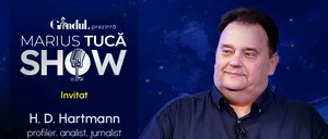 Marius Tucă Show începe marți, 19 noiembrie, de la ora 20.00, live pe Gândul. Invitat: H. D. Hartmann