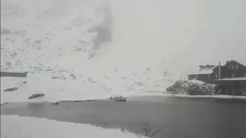 Peisaj de basm la Bâlea Lac: Stratul de zăpadă a ajuns la 75 de centimetri / Anunțul meteorologilor - VIDEO 