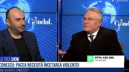 VIDEO | Cristian Diaconescu: „La pace se ajunge în etape, pacea necesită încetarea violenței”