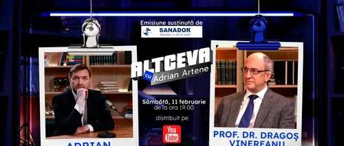 „Doctorul de inimi”, prof. Dragoș Vinereanu, invitat la podcastul ALTCEVA cu Adrian Artene