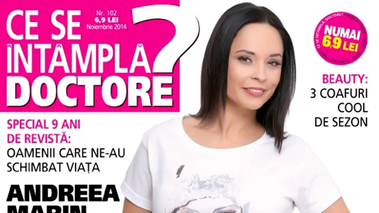 Andreea Marin, pe coperta aniversară a revistei 