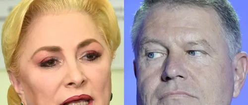 Viorica Dăncilă îl ironizează din nou pe Iohannis cu un clip în care șeful statului repetă „PSD: În caz că se mai întreabă cineva cum va suna discursul președintelui - VIDEO