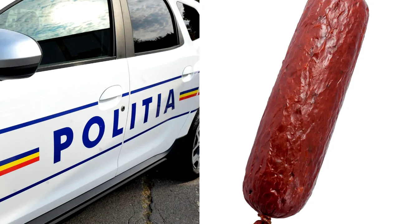 Cum a ascuns o ieșeancă 20 de batoane de SALAM, furate din magazin. Ce explicație le-a dat polițiștilor