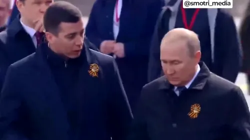 VIDEO | Apar noi zvonuri despre un posibil succesor al lui Putin, după parada de Ziua Victoriei. Cine este bărbatul care a stat în preajma președintelui rus