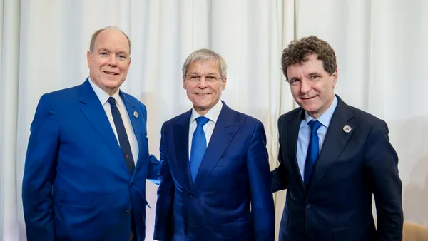 Dacian Cioloș, la întâlnirea lui Nicușor Dan cu Prințul Albert de Monaco. Ce au discutat cei trei