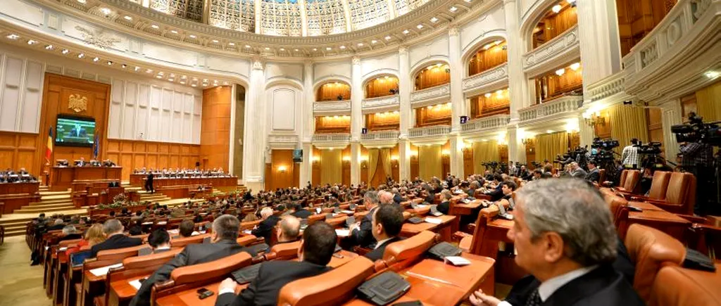 Parlamentarii au întrerupt dezbaterile pe buget, pentru a fi colindați de copii