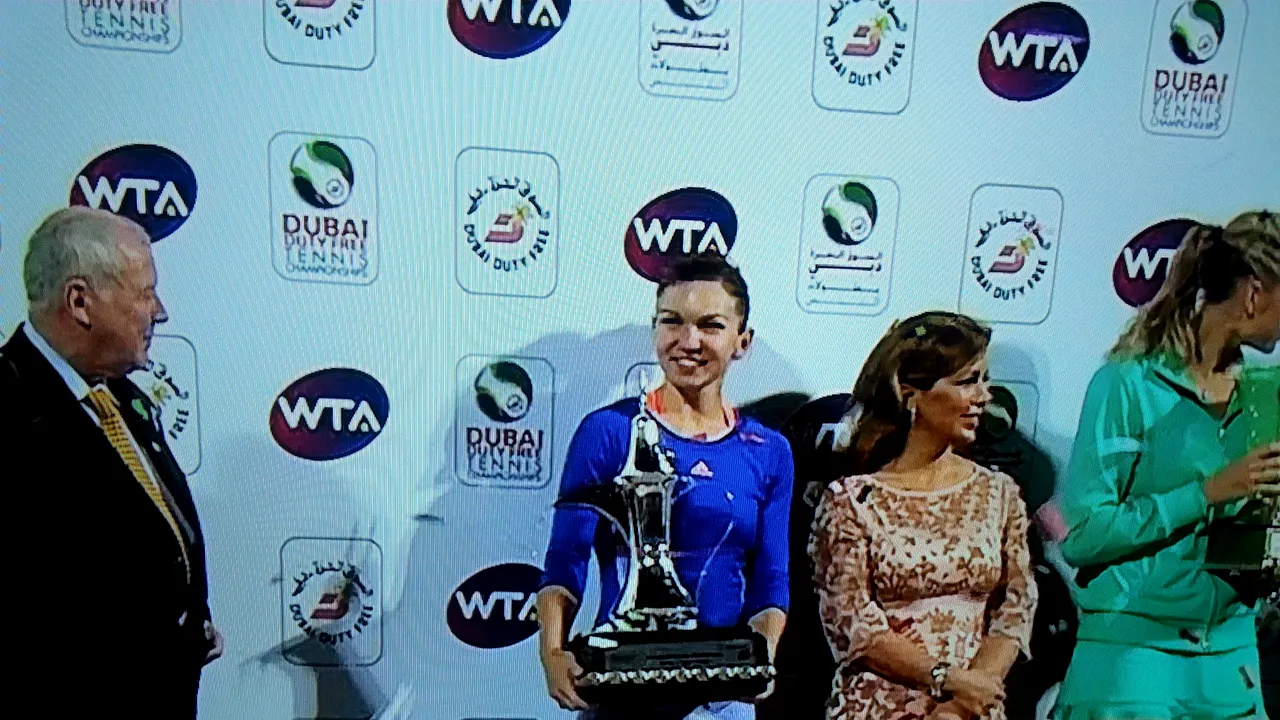 SIMONA HALEP, învingătoare în TURNEUL DIN DUBAI. Prima reacție a jucătoarei noastre după victorie