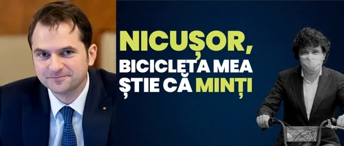 Sebastian Burduja, despre EȘECUL lui Nicușor Dan, cu privire la pistele pentru bicicliști: Nicușor, bicicleta mea știe că minți