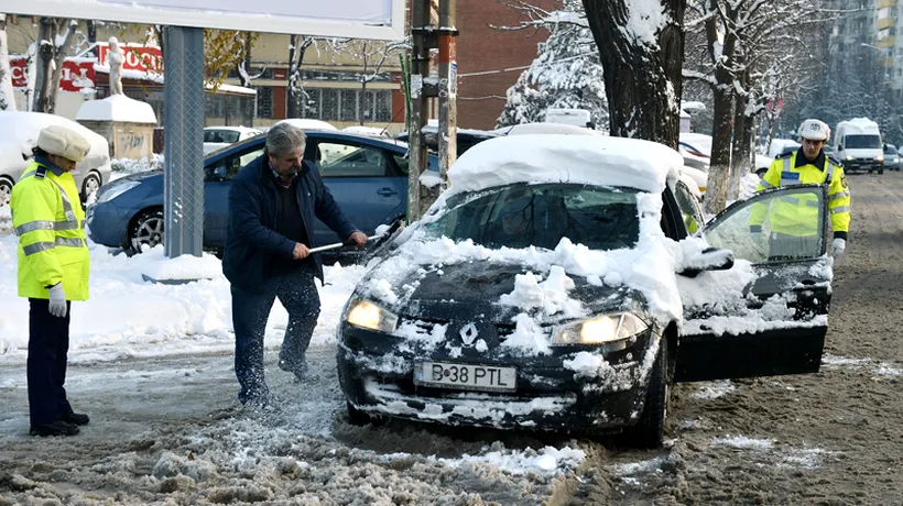 Cum se prezintă Bucureștiul, după codul galben de ninsori