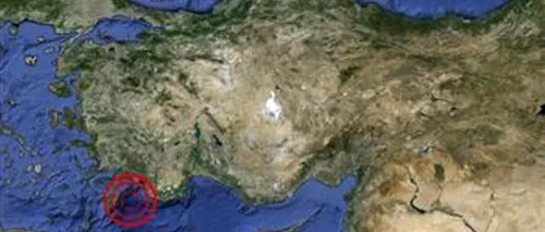 Cutremur cu magnitudinea de moment de 6,1, produs în sud-vestul Turciei