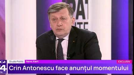 Crin Antonescu: Nu am niciun dinte împotriva nimănui. Nu mă duc să încep să construiesc ocult și anticonstituțional moțiuni de cenzură