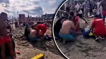 Un bărbat de 68 de ani a murit înecat, la Eforie Nord, după ce a ignorat steagul roșu. Salvamarii îl scoseseră din apă de trei ori în cursul zilei