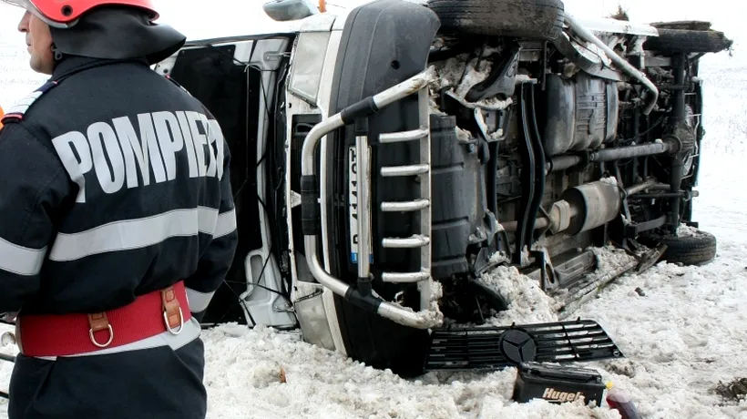 Doi bărbați și-au pierdut viața într-un accident petrecut între Simeria și Petroșani