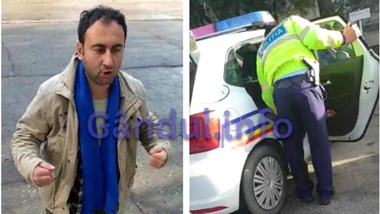 Record de alcoolemie. Un șofer beat a fost încătușat după ce s-a comportat agresiv cu polițiștii: „Dacă vine fratele meu de la țară, vă omoară pe toți