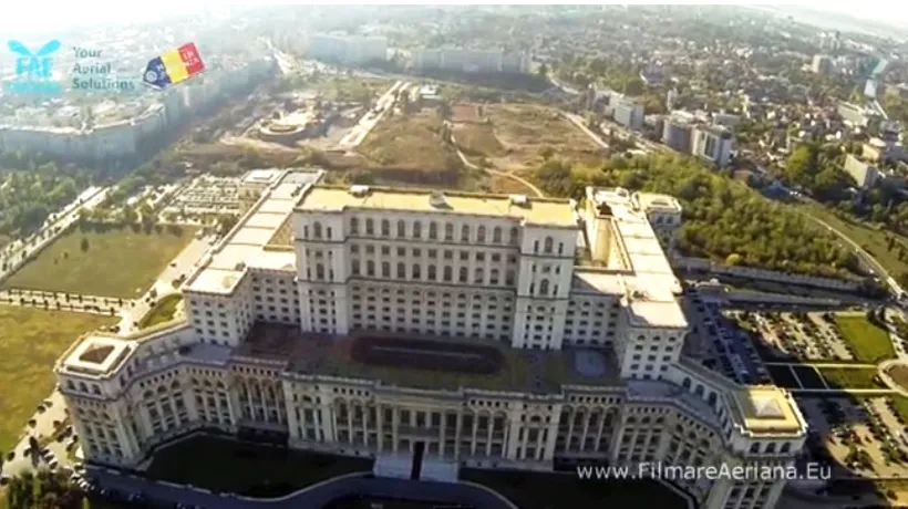 VIDEO. Bucureștiul văzut dintr-o dronă