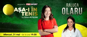 Raluca Olaru e invitata Irinei Fetecău la „Așa-i în tenis”! Dezvăluirile spectaculoase în noua emisiune ProSport!