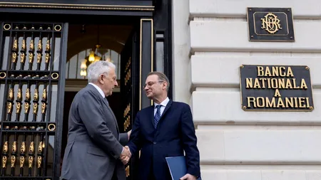 Întâlnirea dintre Luca Niculescu și Mugur Isărescu de la BNR s-a încheiat. Cei doi au discutat despre economie, finanțare externă și investiții
