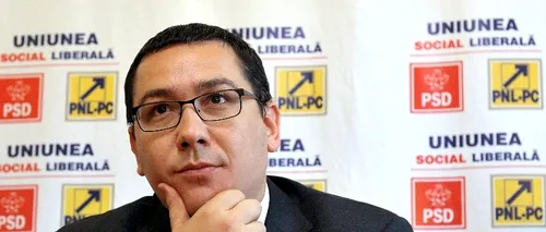 Mesajul premierului Victor Ponta: Suntem victime