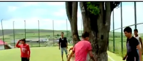 Soluția găsită de autorități în cazul terenului de fotbal construit în jurul unui copac