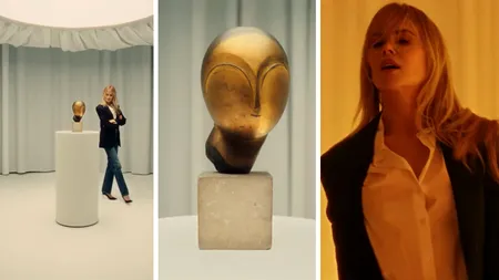 Nicole Kidman fascinată de „Danaïde”, opera de artă a lui Constantin Brâncuși, expusă la Christie’s New York