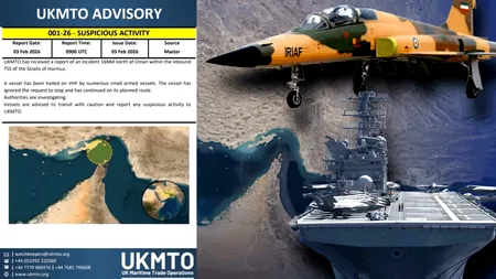 Tensiuni în strâmtoarea Ormuz: Ambarcațiunile iraniene au încercat să intercepteze o navă SUA