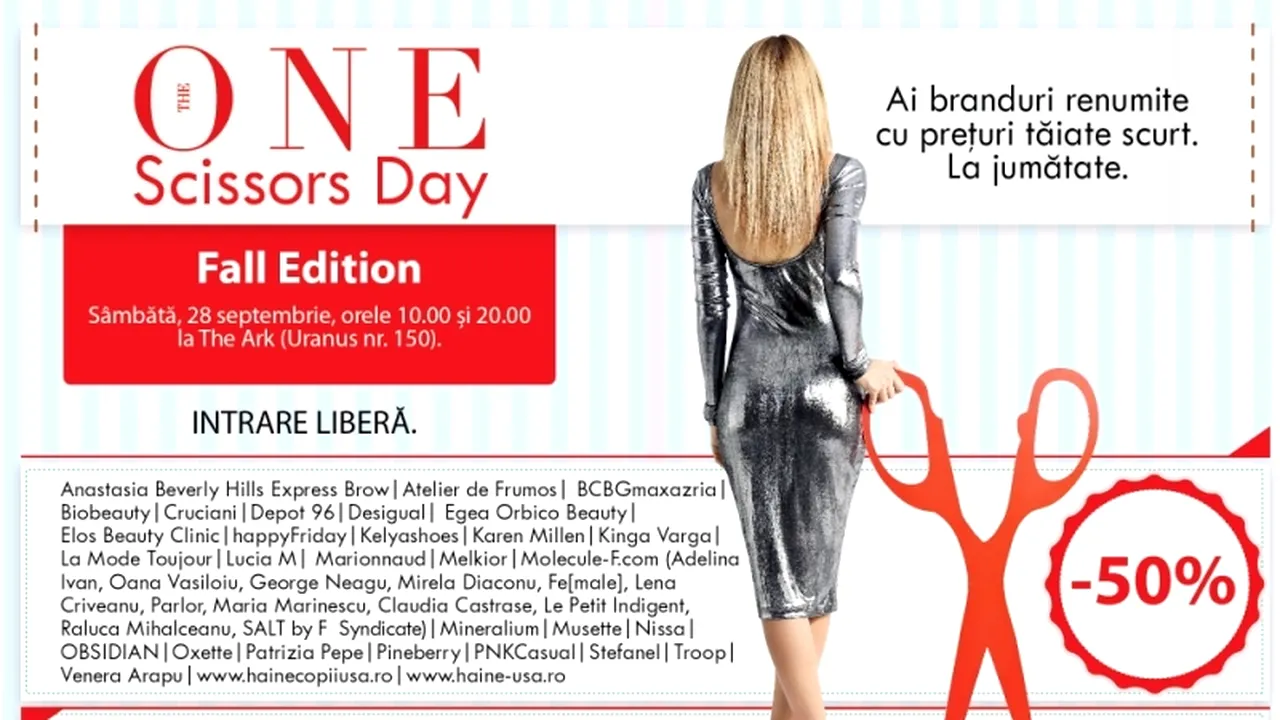 Cumpără inteligent la Târgul The ONE Scissors Day