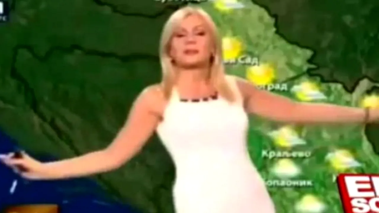 Ce a făcut o prezentatoare de la meteo după ce i s-a dat legătura