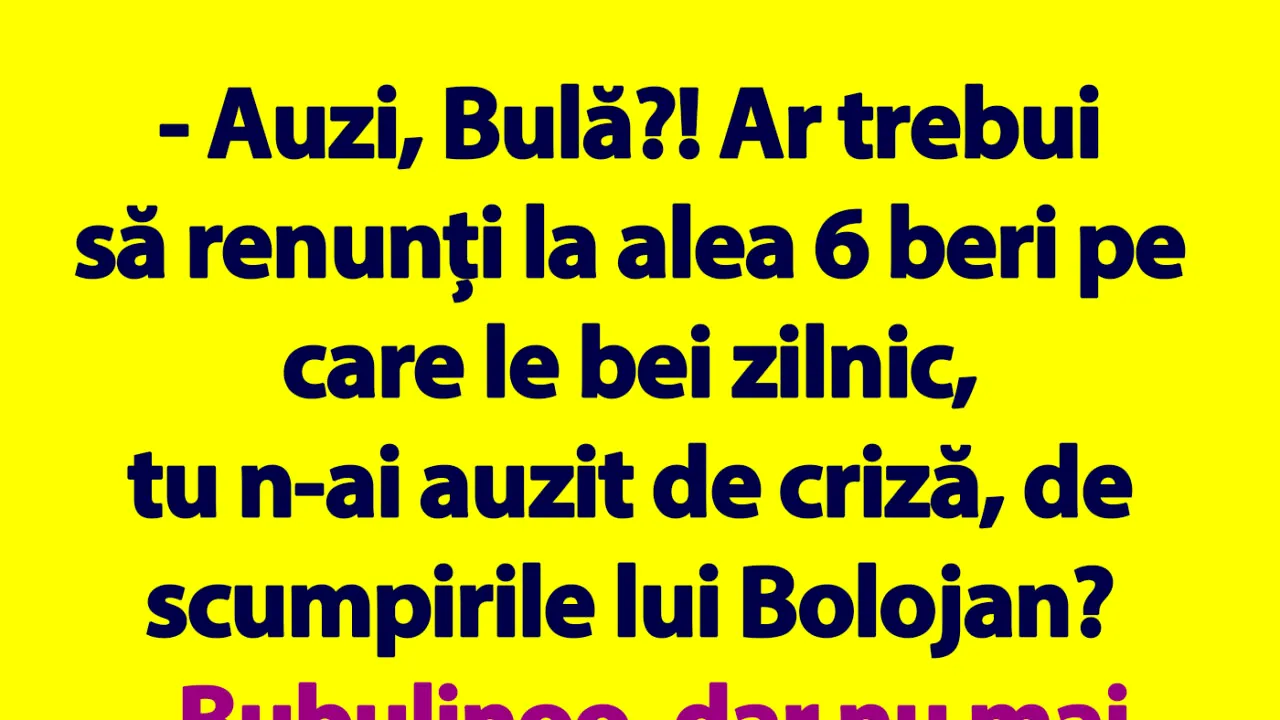 BANC | Bulă, Bubulina și scumpirile lui Bolojan