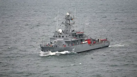 Cum s-a produs explozia care a avariat o navă militară în Marea Neagră. Vasul militar a fost adus în Portul Constanța