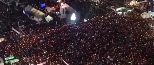 Motivul pentru care un milion de oameni au ieșit în stradă să ceară demisia președintelui din Coreea de Sud. VIDEO