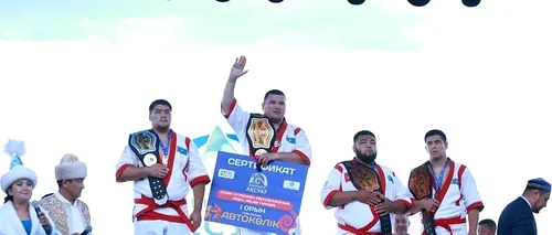 Premii fabuloase la curse de cai și lupte kazahe. A concurat și un CAMPION judoka. Ce a câștigat