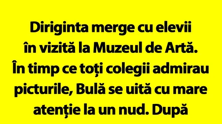 BANC | Bulă, la Muzeul de Artă