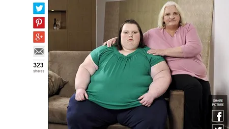 Cea mai grasă femeie din Marea Britanie a fost scoasă din casă cu două macarale. Mama ei rupe tăcerea