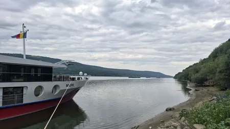 Nivelul scăzut al Dunării blochează exporturile de cereale și irigațiile. Navele de croazieră acostate nu mai pot înainta în larg