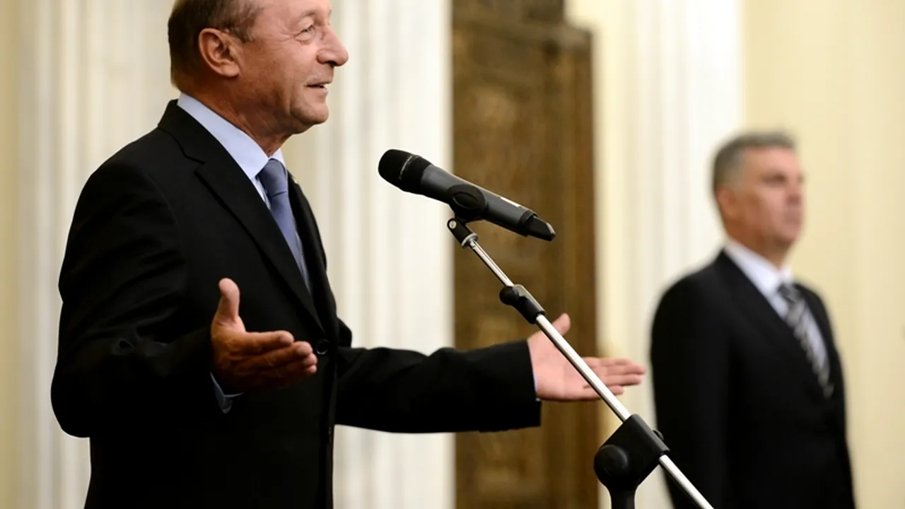 Gerea a depus jurământul fără Antonescu. Băsescu: 