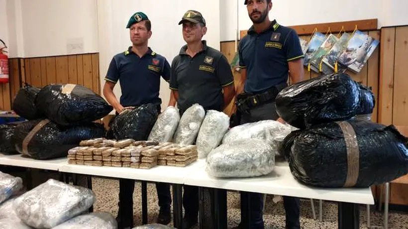 CONDAMNARE. Român care a transportat 84 de kilograme de droguri în Italia, condamnat la închisoare