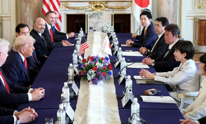 Discuții între Donald Trump și Sanae Takaichi 