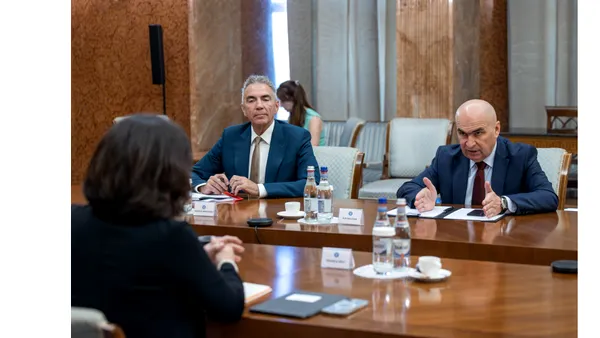 Premierul Ilie Bolojan s-a întâlnit cu reprezentanții mediului bancar din România