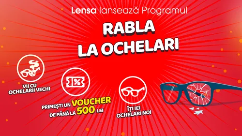 Un lanţ de optică din România a pornit programul Rabla la ochelari, la care s-au înscris peste 19.000 de oameni până în prezent.