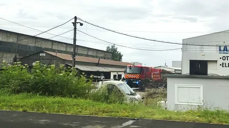 Incendiu în Târgoviște. Arde o hală în apropiere de un centru comercial / A fost emis mesaj RO-ALERT