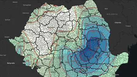 Aleea Cutremurelor. Ministerului Dezvoltării publică prima hartă a României cu localitățile vizate de risc seismic