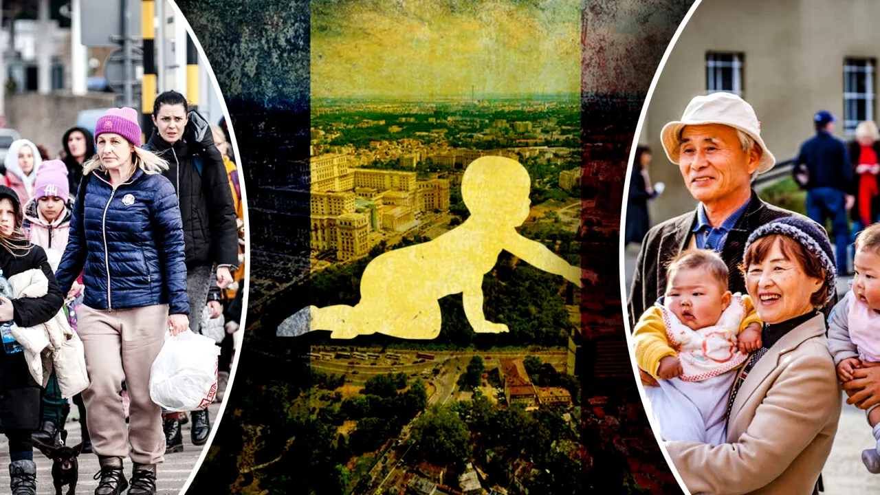 România își crește populația cu imigranți ucraineni și angajați veniți din Asia. Se nasc mai puțini români în fiecare an