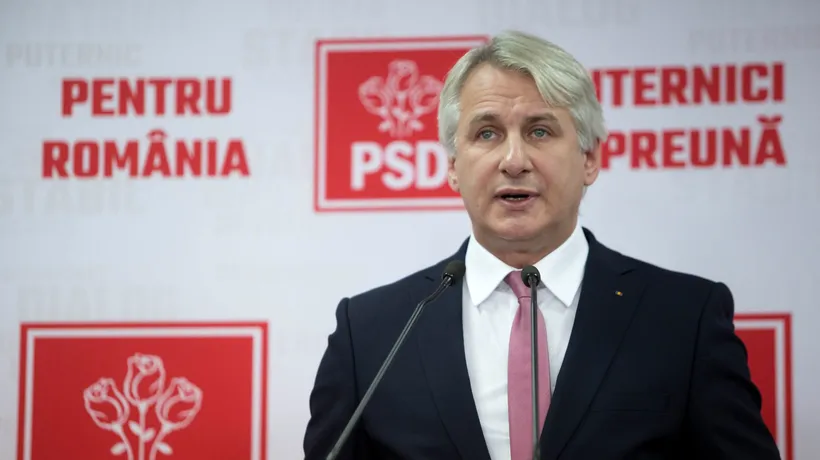 MESAJ. Teodorovici: Dacă înţeleg să îmi asum funcţia de preşedinte al PSD, înţeleg să-mi asum inclusiv istoria sa, cu bune şi cu rele