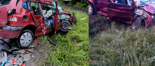 VIDEO | Și-a ucis soția după ce a intrat cu mașina într-un TIR. Un șofer din București a produs un grav accident în Argeș