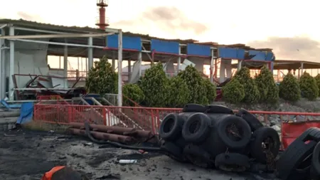 Cum arată halele ARSVOM, distruse de suflul exploziei dronei maritime din Portul Constanța