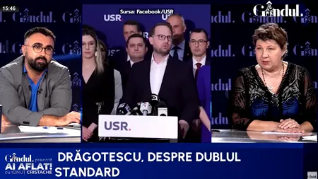 „USR a ridicat steagul standardului moral”. De ce nu a votat Corina Drăgotescu cu USR
