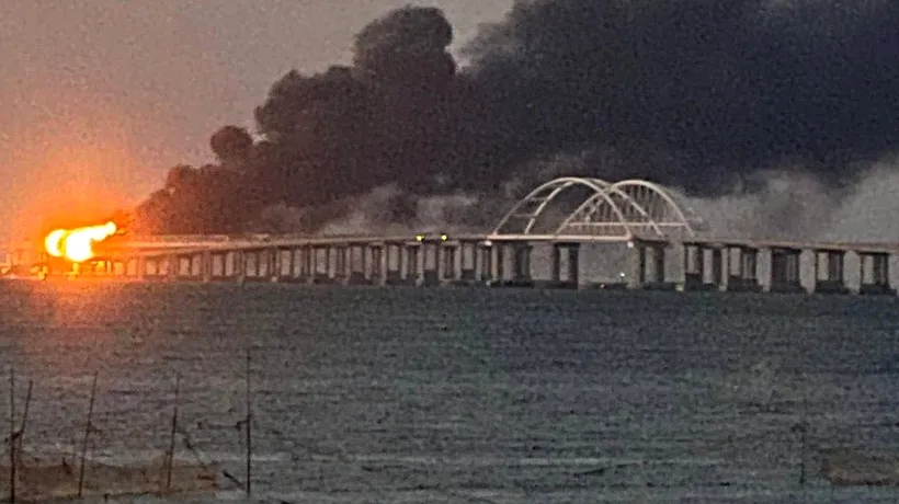 Rusia promite un răspuns „fatal” după explozia de pe podul din Crimeea: „Răspunsul ar trebui să fie dur!”