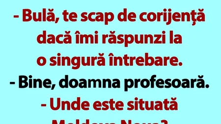 BANC | Bulă și Moldova Noua
