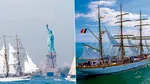 New York organizează cea mai mare paradă de nave militare istorice din lume. La eveniment participă și faimoasa navă-școală a României, bricul Mircea
