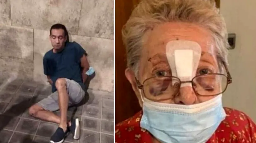 Un român a bătut o bătrână din Spania, pentru a-i fura... 40 de euro! Atacul, petrecut într-o scară de bloc din Valencia, a fost filmat (VIDEO)